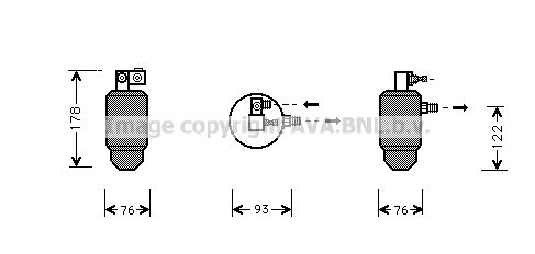 AVA QUALITY COOLING džiovintuvas, oro kondicionierius CND164